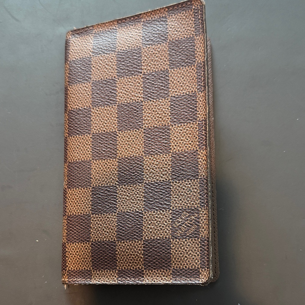 Louis Vuitton Brown Checkered Card Holder